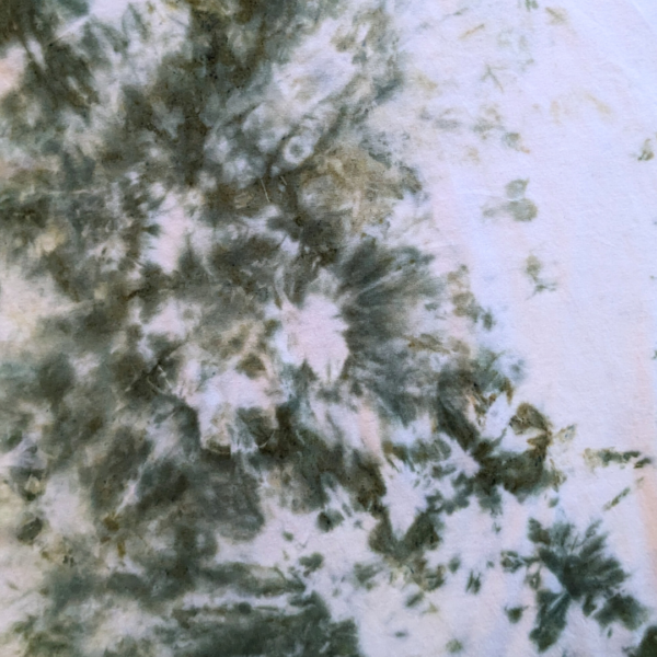 T-shirt vert tie-dye